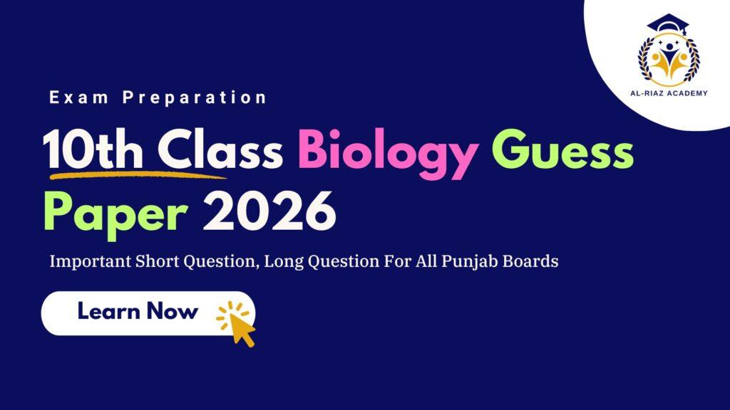 10 Class Biology Important Questions 2026