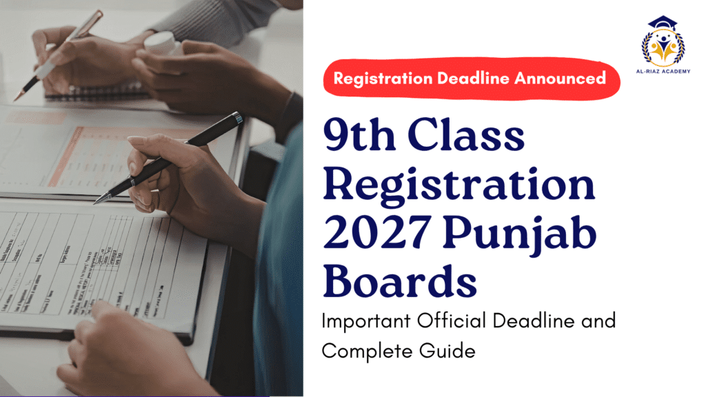 9th Class Registration 2027 Punjab Boards