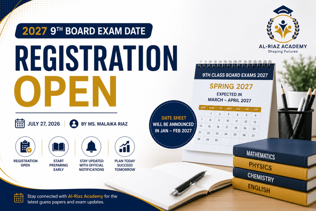 2027 9th Board Exam Date