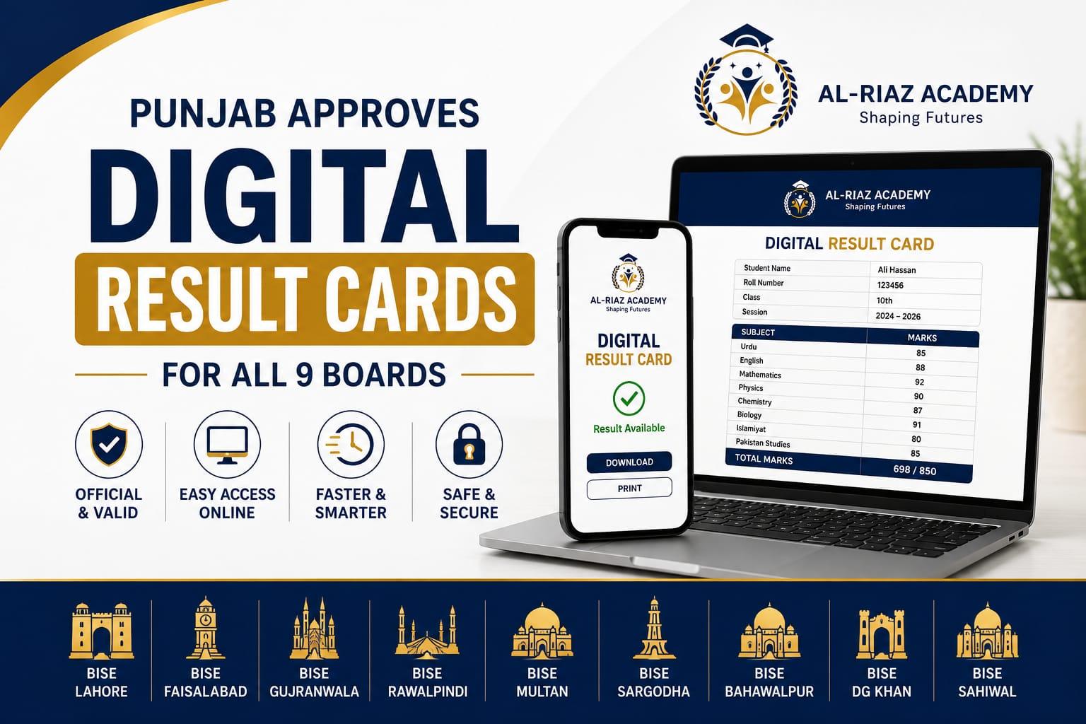Punjab Digital Result Cards