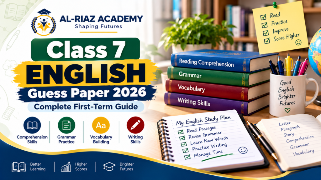 7 English Guess Paper 2026