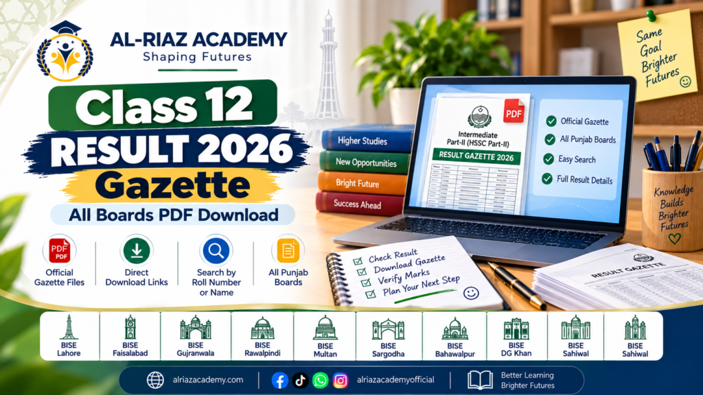 Class 12 Result 2026 Gazette