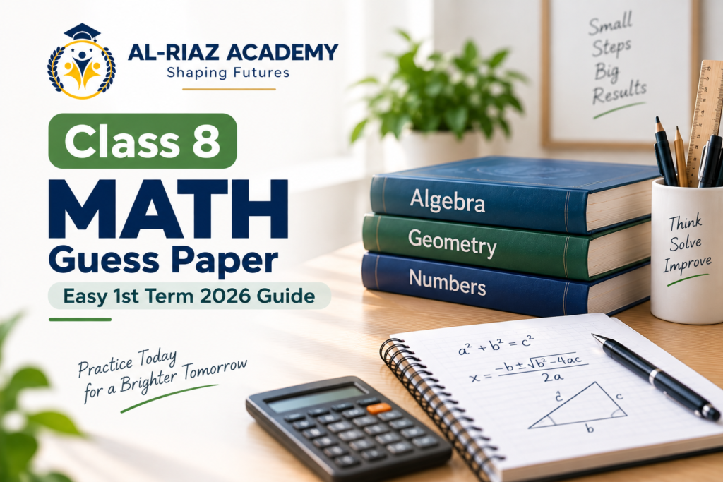 Class 8 Math Guess Paper