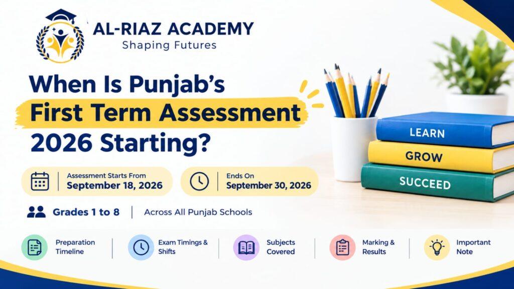 Punjab first term assessment 2026